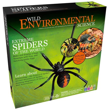 Wild Science WILD Science, Environmental Science, Extreme Spiders of the World, For Ages 6+ WES945